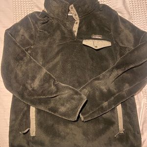 Womens L.L. Bean Sherpa Fleece Pullover